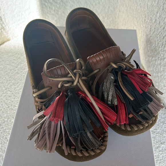Isabel Marant Shoes - Isabel Marant Etoile Pompons Suede Loafers SZ 7